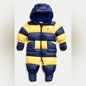 RALPH LAUREN Baby, Snowsuit with mittens and booties